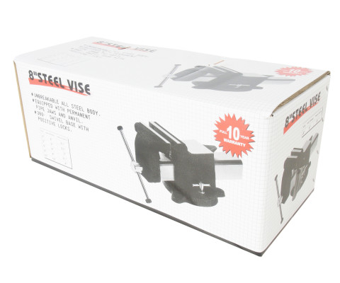 Тиски слесарные поворотные 8"