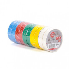 Лента изоляционная 20м цветная INTERTOOL IT-0024