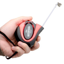 Рулетка 5м с автоматической блокировкой полотна INTERTOOL MT-0805