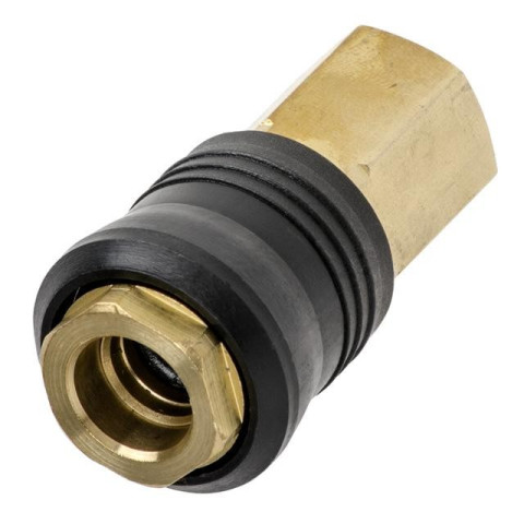 Быстроразъемное соединение с внутренней резьбой 1/4", латунь INTERTOOL PT-1814