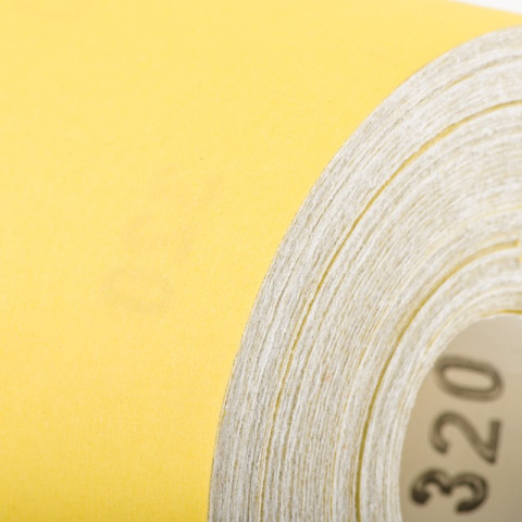 Шлифовальная шкурка на бумажной основе К320, 115мм*50м. INTERTOOL BT-0826