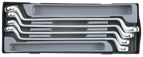 Набор ключей накидных под 75° 4 пр. (код T5044)