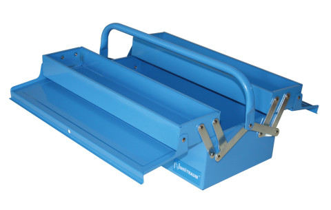 Ящик инструментальный, раскладной, 2 уровня с 1 ручкой (код UNBC125)