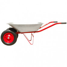 Тачка садово-строительная двухколесная INTERTOOL WB-0623