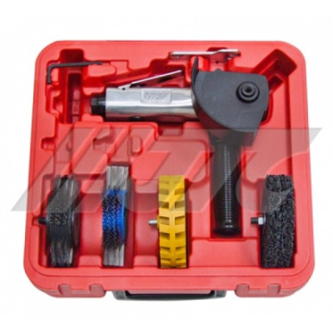 Зачистная машинка пневматическая 1/4" (в комплекте с зачистными дисками)