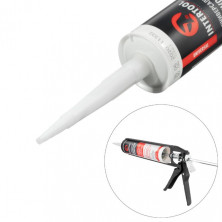 Герметик силиконовый универсальный, прозрачный, 300мл/320г INTERTOOL FS-3050