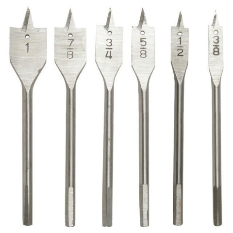 Набор перьевых сверл по дереву INTERTOOL SD-0206