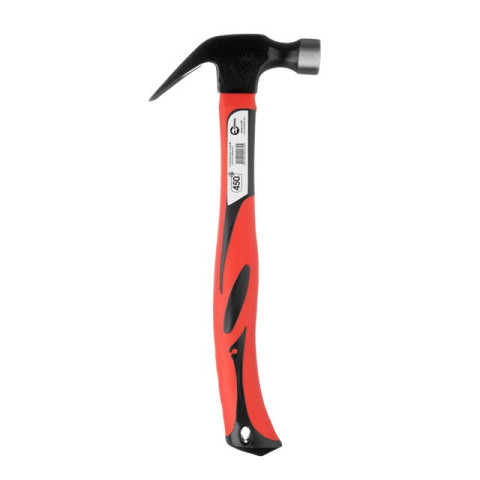 Молоток столярный 450г ручка из фибергласса INTERTOOL HT-0223