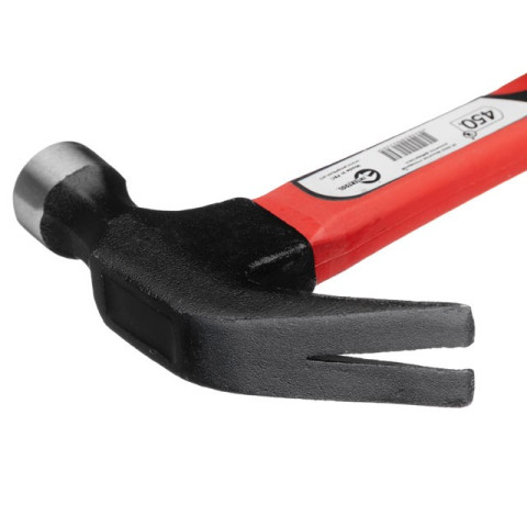 Молоток столярный 450г ручка из фибергласса INTERTOOL HT-0223
