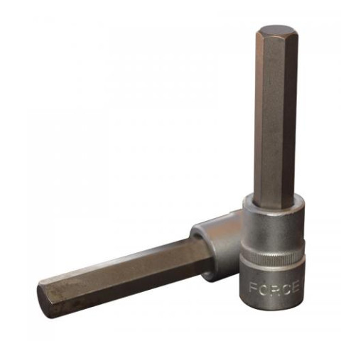 1/2 Головка-бита шестигранная (HEX) 13 мм, L=100 мм (FORCE 34410013)