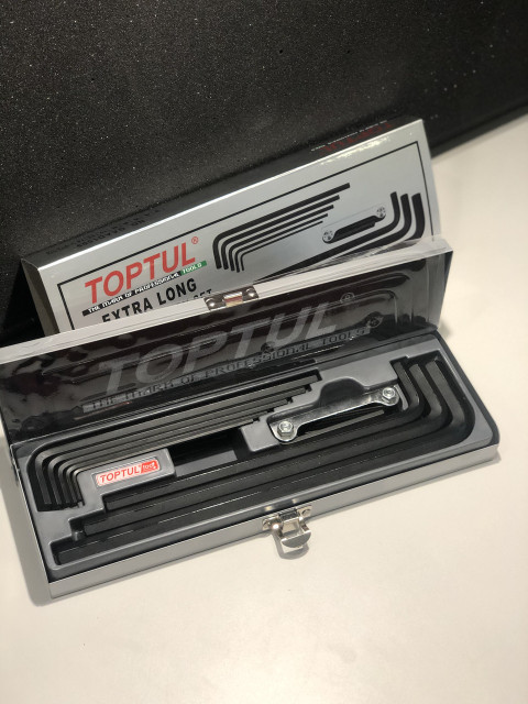 Набор шестигранников Г-обр. супердлинных 1.5-14мм 9ед. TOPTUL GAAD1509