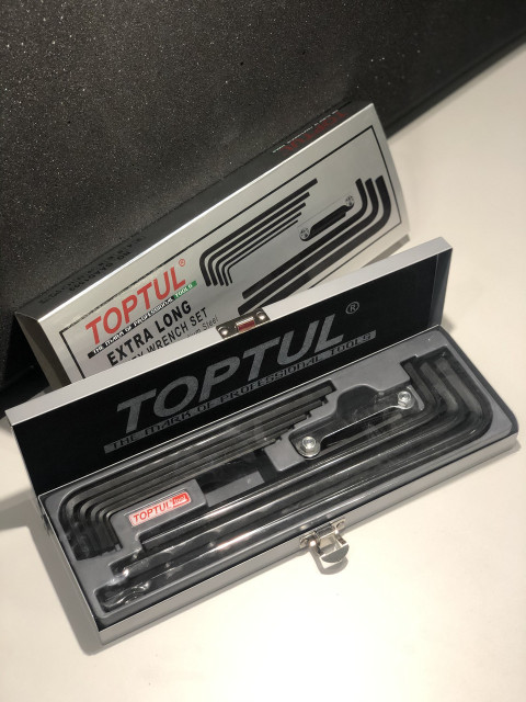 Набор шестигранников Г-обр. супердлинных 1.5-14мм 9ед. TOPTUL GAAD1509