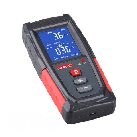 Детектор электромагнитного излучения (магнитометр) (1-1999В/м, 0,01-99,9μt) WINTACT WT3121