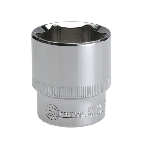 Головка шестигранная 1/2", 30ммx44мм Cr-V INTERTOOL ET-0030