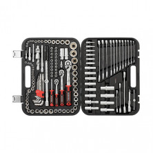 Набор инструментов 1/2" & 3/8" & 1/4", 156ед., Cr-V STORM INTERTOOL ET-8156