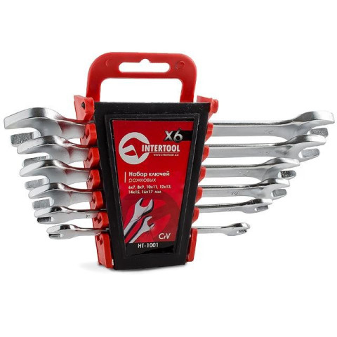 Набор рожковых ключей INTERTOOL HT-1001