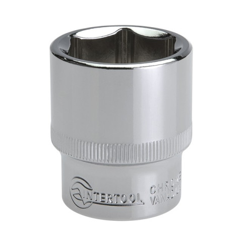 Головка шестигранная 1/2", 26мм*38мм, Cr-V INTERTOOL ET-0026