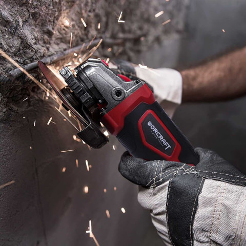 Аккумуляторная бесщеточная шлифмашина угловая WORCRAFT CAG-S20LIB-125