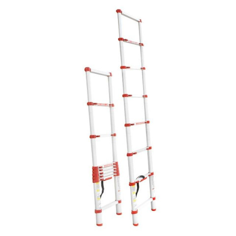 Лестница алюминиевая телескопическая 8 ступеней INTERTOOL LT-3026