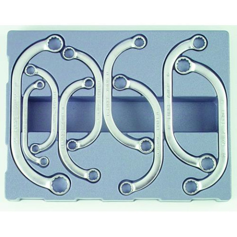 Набор ключей накидных С-образных 9 пр. (8-22 мм) (код 50911)