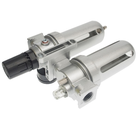 Блок подготовки воздуха (лубрикатор+осушитель) 1/2” с металлическим переключателем, давление 250 PSI