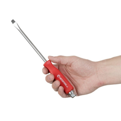 Отвертка ударная SL8x150мм INTERTOOL HT-0484