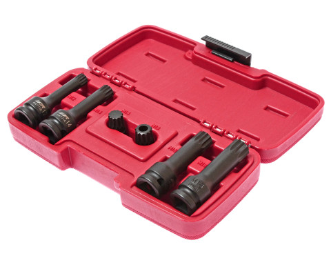 Комплект сервисных головок  12-граней SPLINE 6ед.