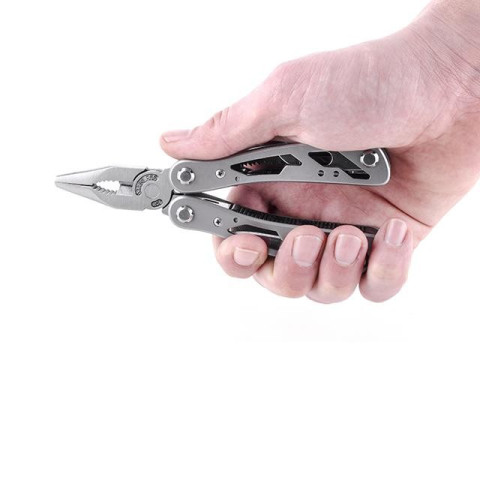 Мультиинструмент 165мм, 12 в 1 с чехлом. INTERTOOL HT-0540