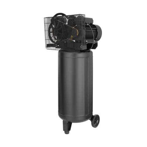 Компрессор 100 л, вертикальный, 3 кВт, 220 В, 10 атм, 500 л/мин, 2 цилиндра INTERTOOL PT-0017