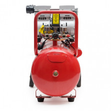 Компрессор 50л, 2х0.75 кВт, 220В, 8атм, 270л/мин, малошумный, безмасляный, 4 цилиндра INTERTOOL PT-0023