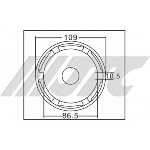 Головка ступичная для задней оси DAF LF45