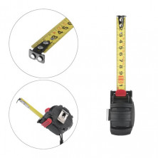 Рулетка с металлическим полотном покрытым нейлоном и магнитами на зацепе 3м*16мм STORM INTERTOOL MT-0823