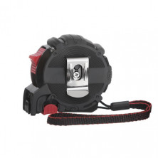 Рулетка с металлическим полотном покрытым нейлоном и магнитами на зацепе 3м*16мм STORM INTERTOOL MT-0823