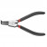 Щипцы для снятия стопорных колец отогнутые на 90° (разжим) (код 60905ABO)