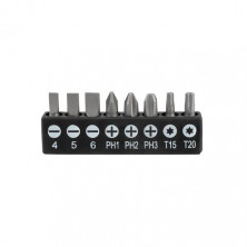 Отвертка с гибким удлинителем и комплектом насадок 9ед INTERTOOL VT-3342