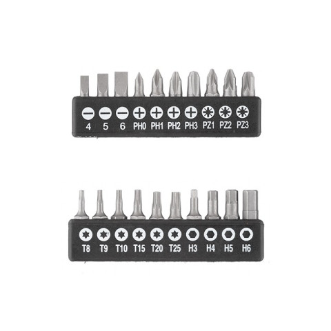 Набор отверток с комплектом насадок 27 ед INTERTOOL VT-3351