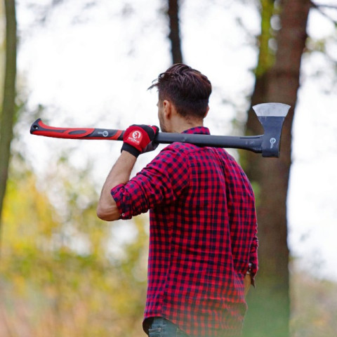 Топор 1250г ручка из фибергласса INTERTOOL HT-0264