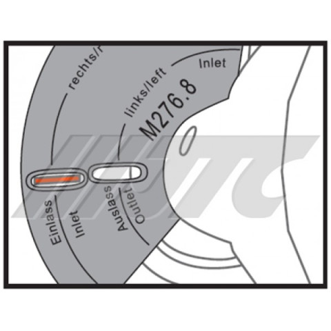 Набор фиксаторов MERCEDES (M157, M276, M278)