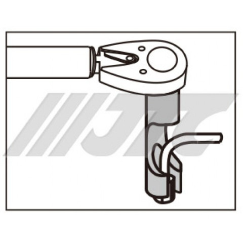 Головка для топливных шлангов VAG 17мм