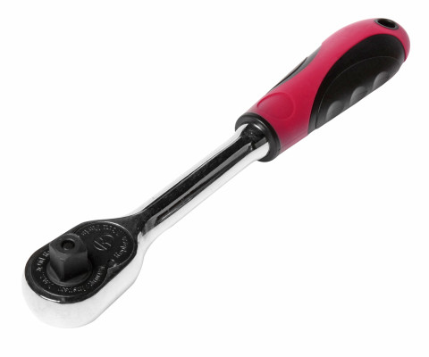 Трещотка 3/8" 200мм 36зуб. (резиновая ручка)