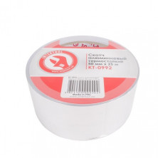 Скотч алюминиевый термостойкий 50 мм*25 м. INTERTOOL KT-0992