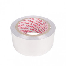 Скотч алюминиевый термостойкий 50 мм*25 м. INTERTOOL KT-0992