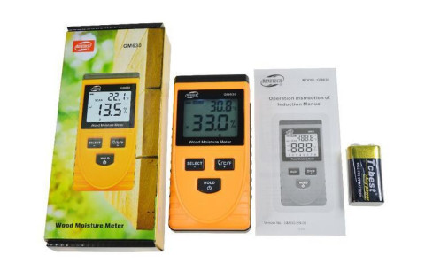 Бесконтактный влагомер стройматериалов 0,5-79,5% BENETECH GM630