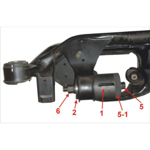 Набор для снятия/установки сайлентблоков подрамника заднего дифференциала BMW E46, E85