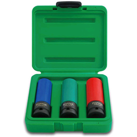 Ударные головки для шиномонтажа TOPTUL 1/2" набор 3 шт. GDAI0302