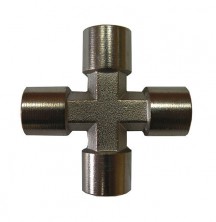 Крестовой соединитель с внутренней резьбой 1/4” AIRKRAFT S1283-2