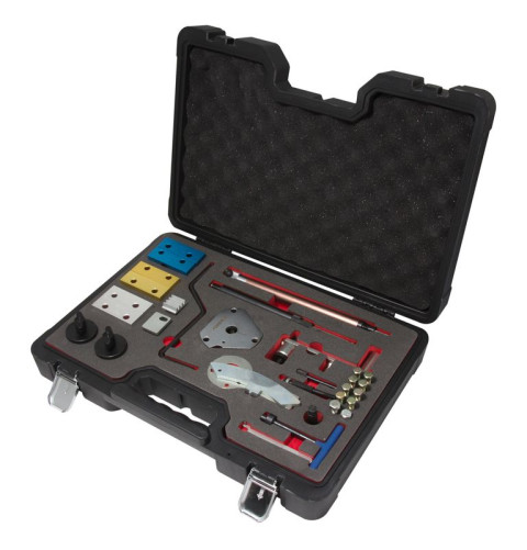 Набор фиксаторов для обслуживания двигателей Fiat, Alfa Romeo & Lancia 32 предмета(1.2, 1.4, 1.6, 1.8 16V), в кейсе "Premium" Forsage F-934G2D