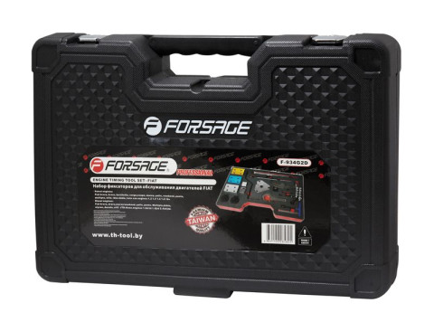 Набор фиксаторов для обслуживания двигателей Fiat, Alfa Romeo & Lancia 32 предмета(1.2, 1.4, 1.6, 1.8 16V), в кейсе "Premium" Forsage F-934G2D