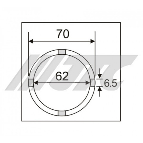 Головка ступичная для задней оси FORD Transit 2014~