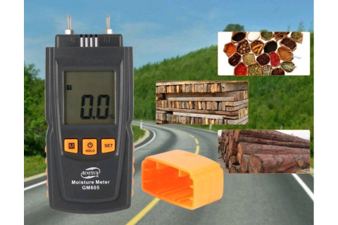 Влагомер древесины 0-41% (28 пород, 4 типа) BENETECH GM605
